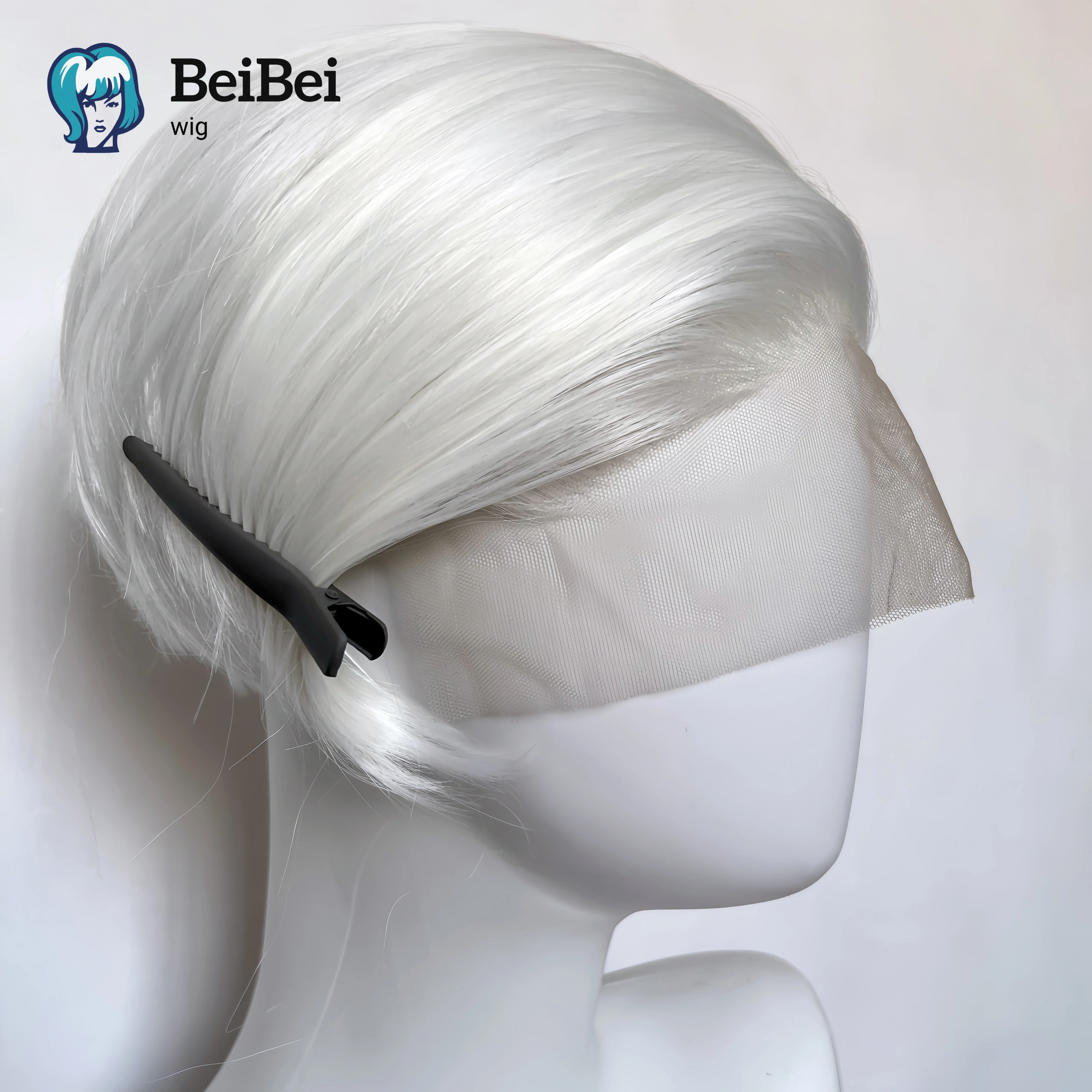男性用白ウィッグ-6インチ-ショートストレート-シルバー-13-4-合成レースフロントウィッグ-耐熱ファイバー-ペルカス-パーティー-ハロウィン用