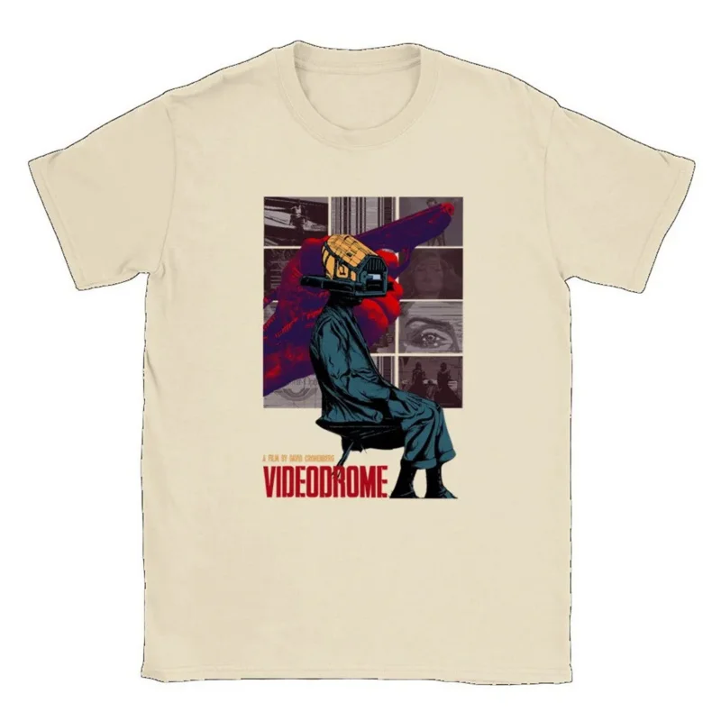 

Videodrome Vintage Tee: Dive Into The Surreal World Of Media Madness Horror Movie Shirt T