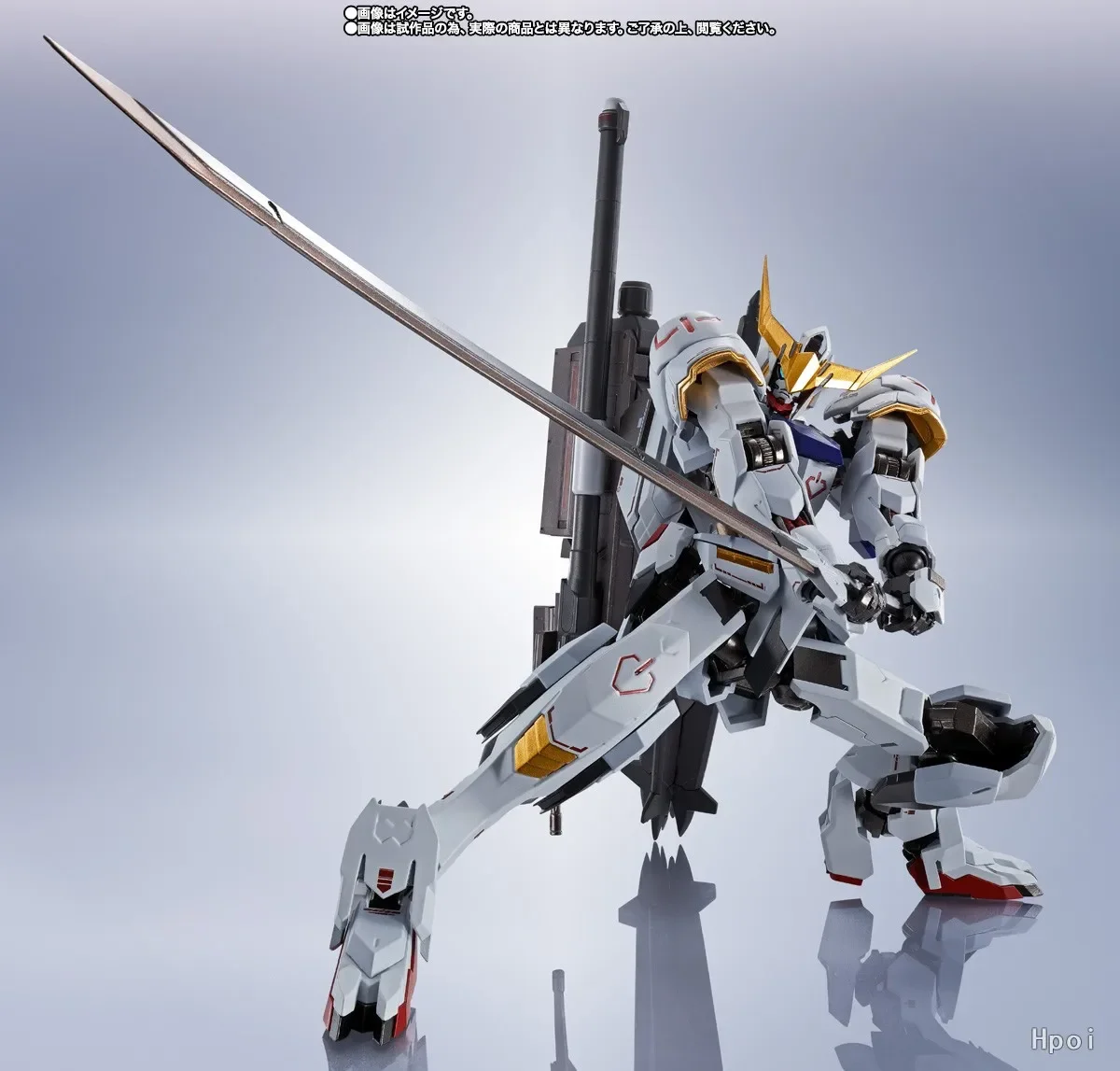 BANDAI Original METAL ROBOT SPIRITS <SIDE MS> ASW-G-08 Gundam Barbatos (1ST ~ 4TH FORM) Mech Produto Figura Brinquedos para Meninos Presentes