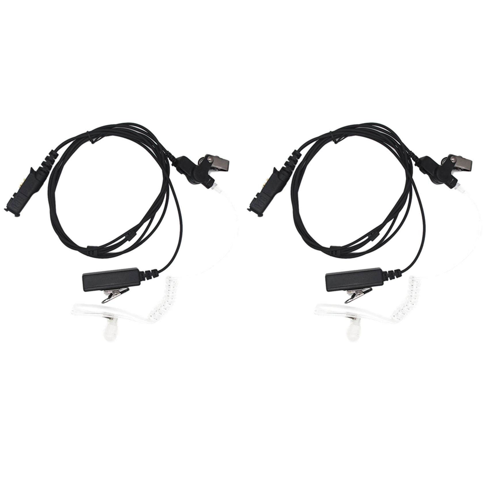 2X Walkie Talkie Air Acoustic Tube PPT Headset Earpiece For Motorola Xir P6600 P6620 XPR3300 XPR3500 MTP3250-A74Z