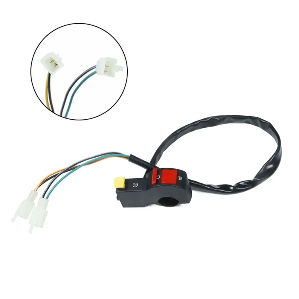 2Styles Electric Start Stop On Off Button Plastic Black Kill Starter Switch On-Off Toggle Switch Motorcycle Dirt ATV Quad Bike