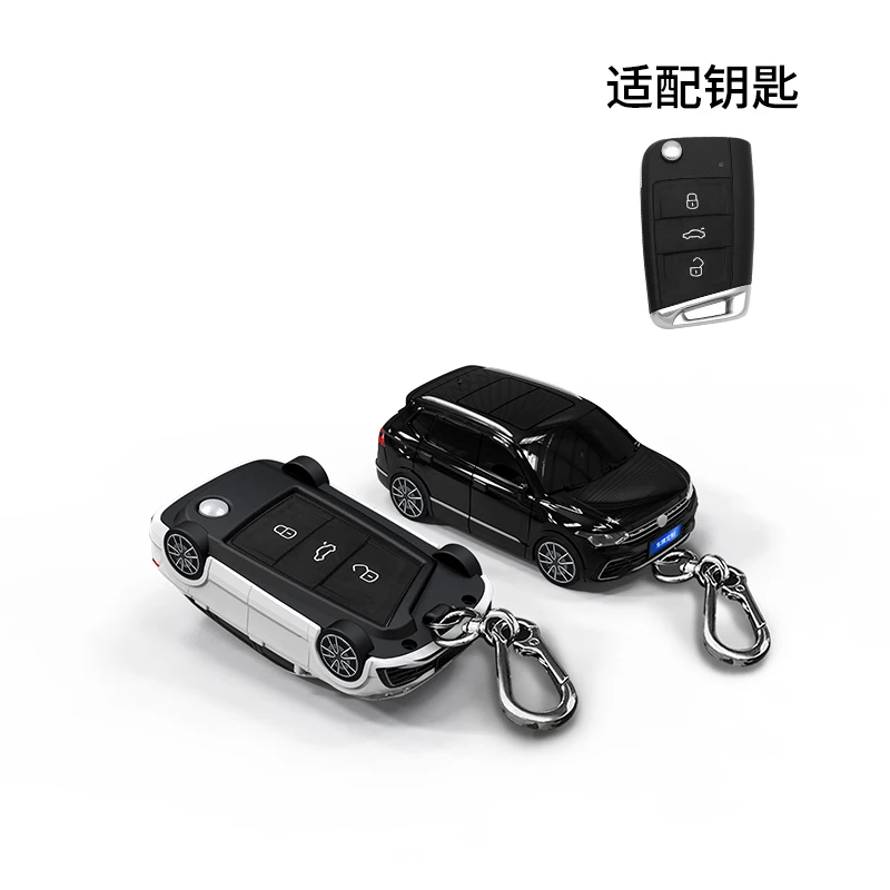 For Tiguan Appearance 3 Button for VW Polo Golf 7 for Skoda Octavia Kodiaq Karoq for SEAT Ateca Leon Ibiza SMART CAR KEY CASE