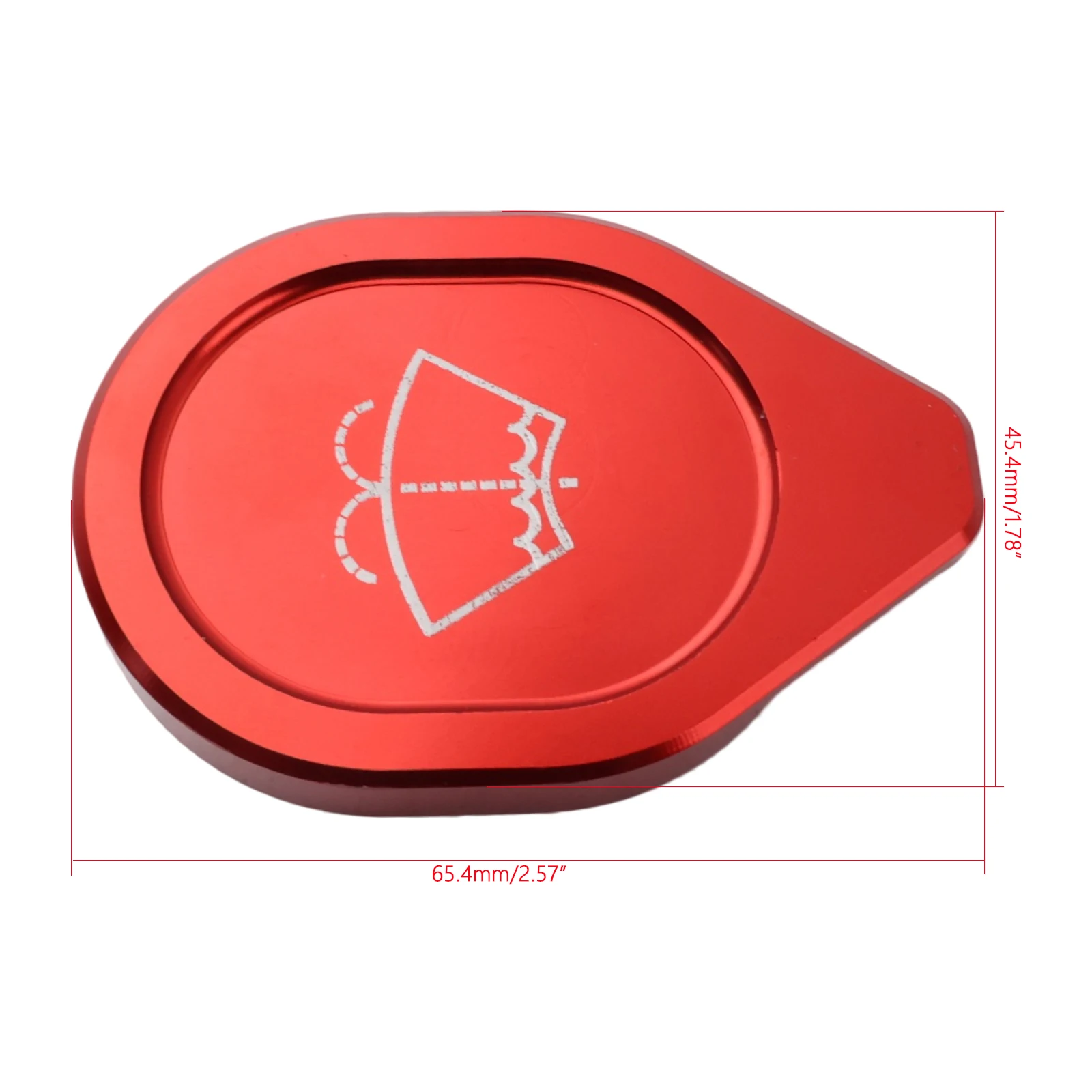 aluminum A0632A FL5 Windshield Washer Fluid Reservoir Cap cover for 2022+ Honda Civic Type R