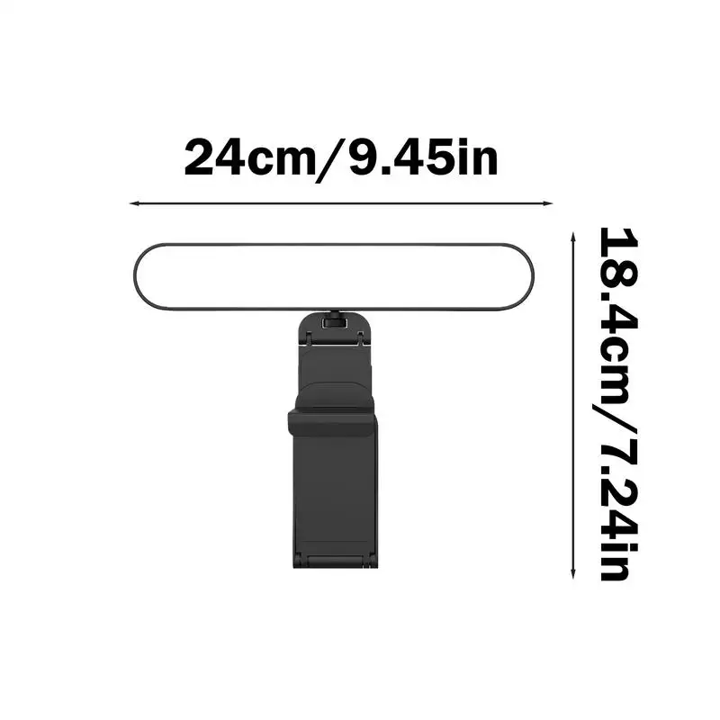 360 Degree Rotating Phone Light 40 LEDs Video Conferencing Light Media Light Bracket Adjustable Brightness Live Stream Light