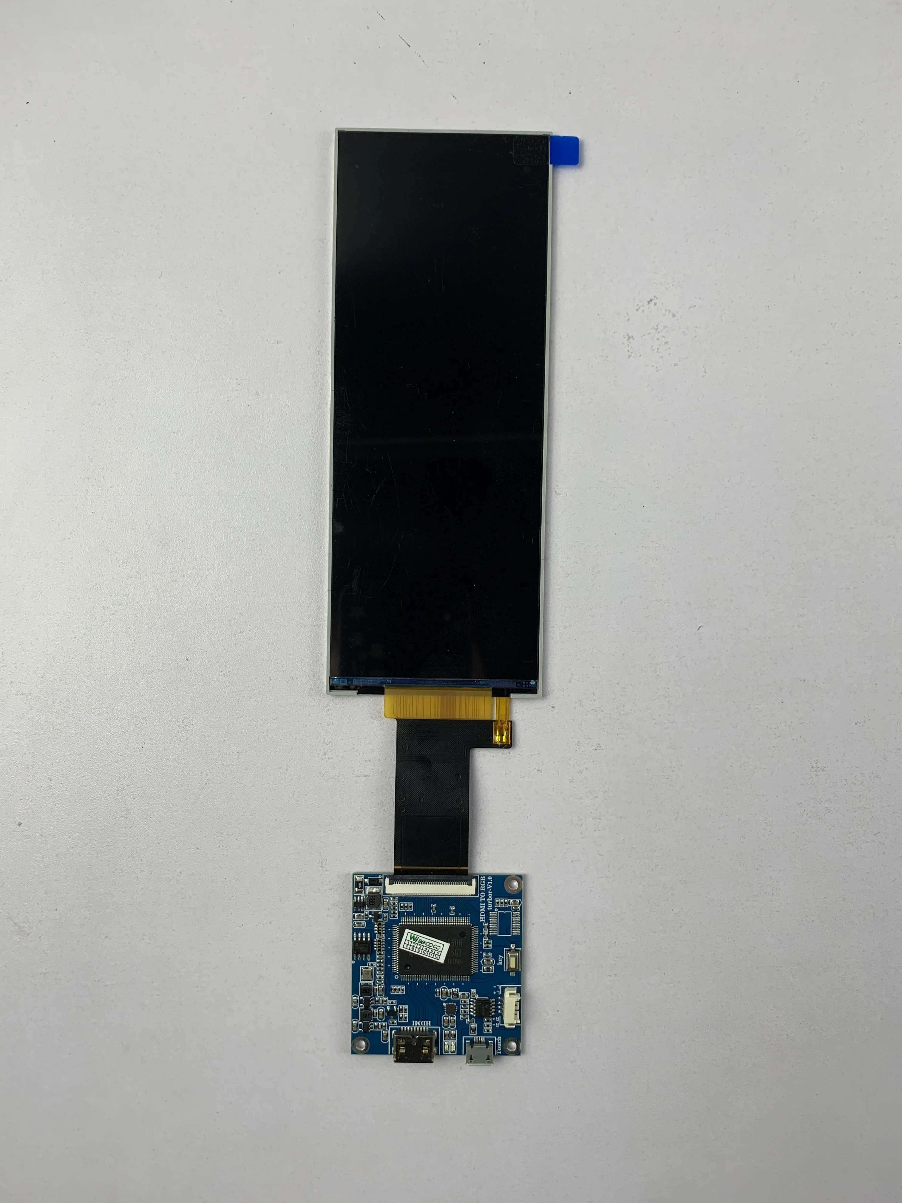 Wisecoco-Tela LCD de barra elástica, interface para eletrodomésticos, instrumento musical, SPI, RGB, IPS, 360x960, 6,2"