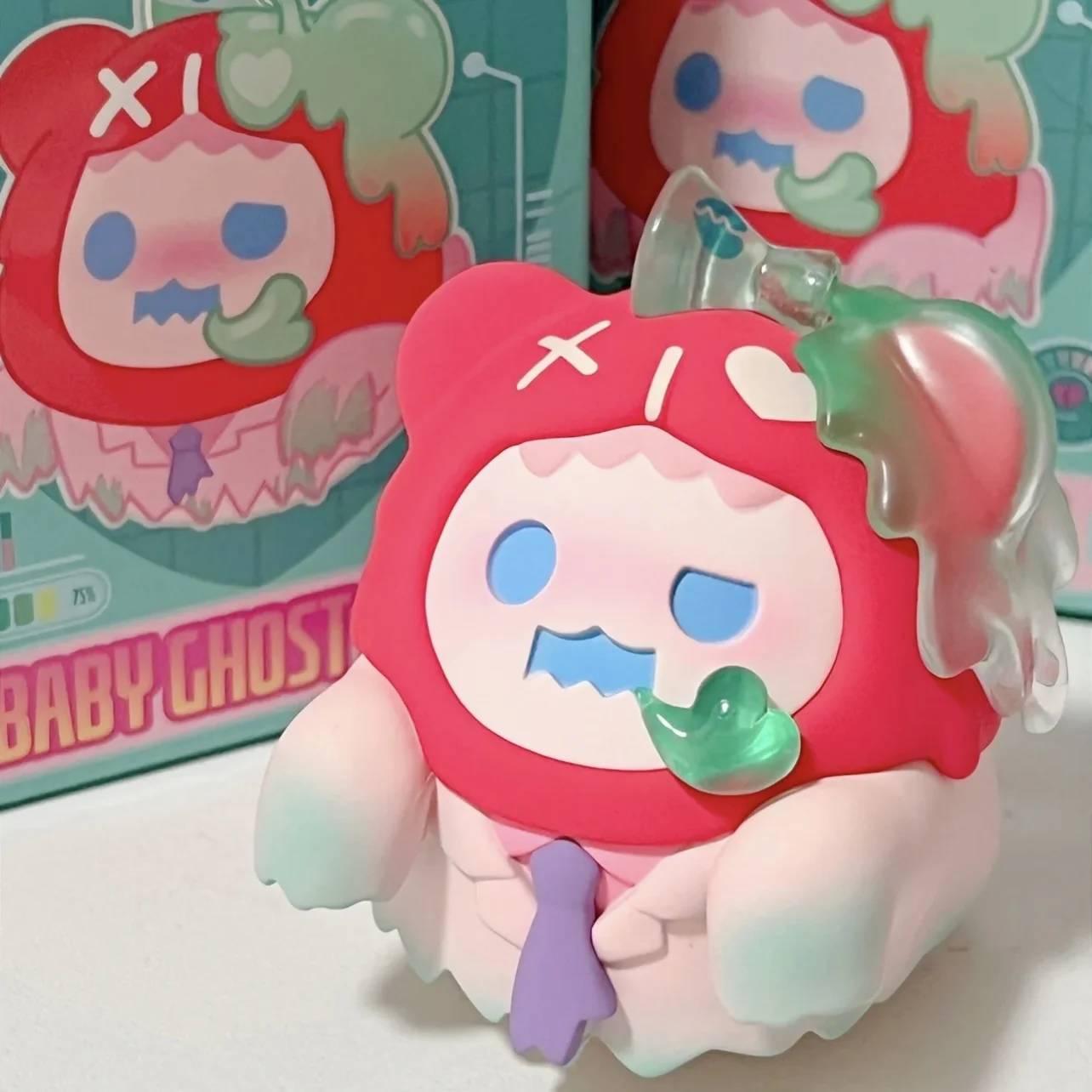 

Blind Box Toys Original ShinWoo Ghost Bear Love and Lab Series Model Confirm Style Cute Anime Figure Gift Surprise Box