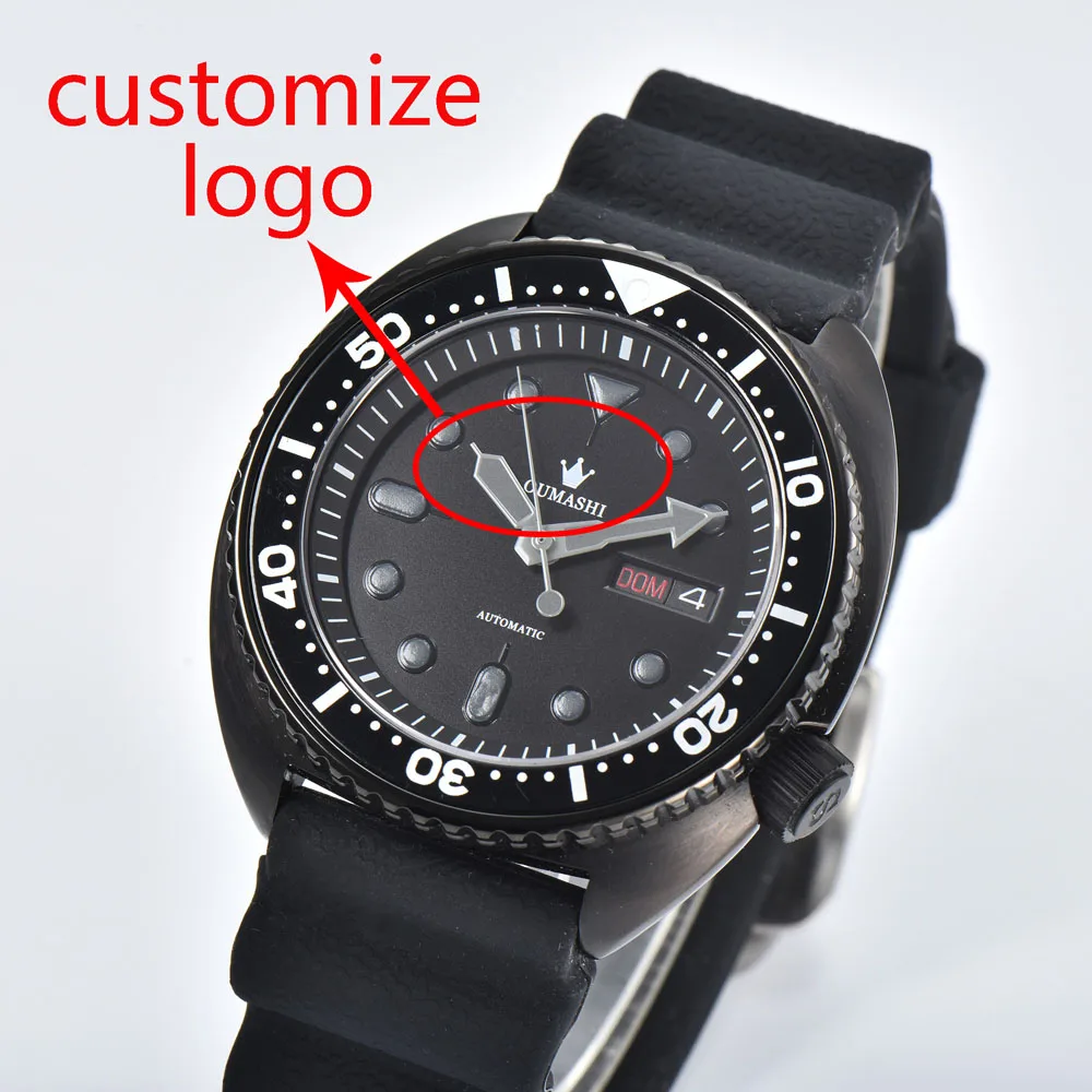 42mm NH36 automatic wristwatches for men with Sapphire Crystal case Japanese genuine NH36 automatic movement can customize logo