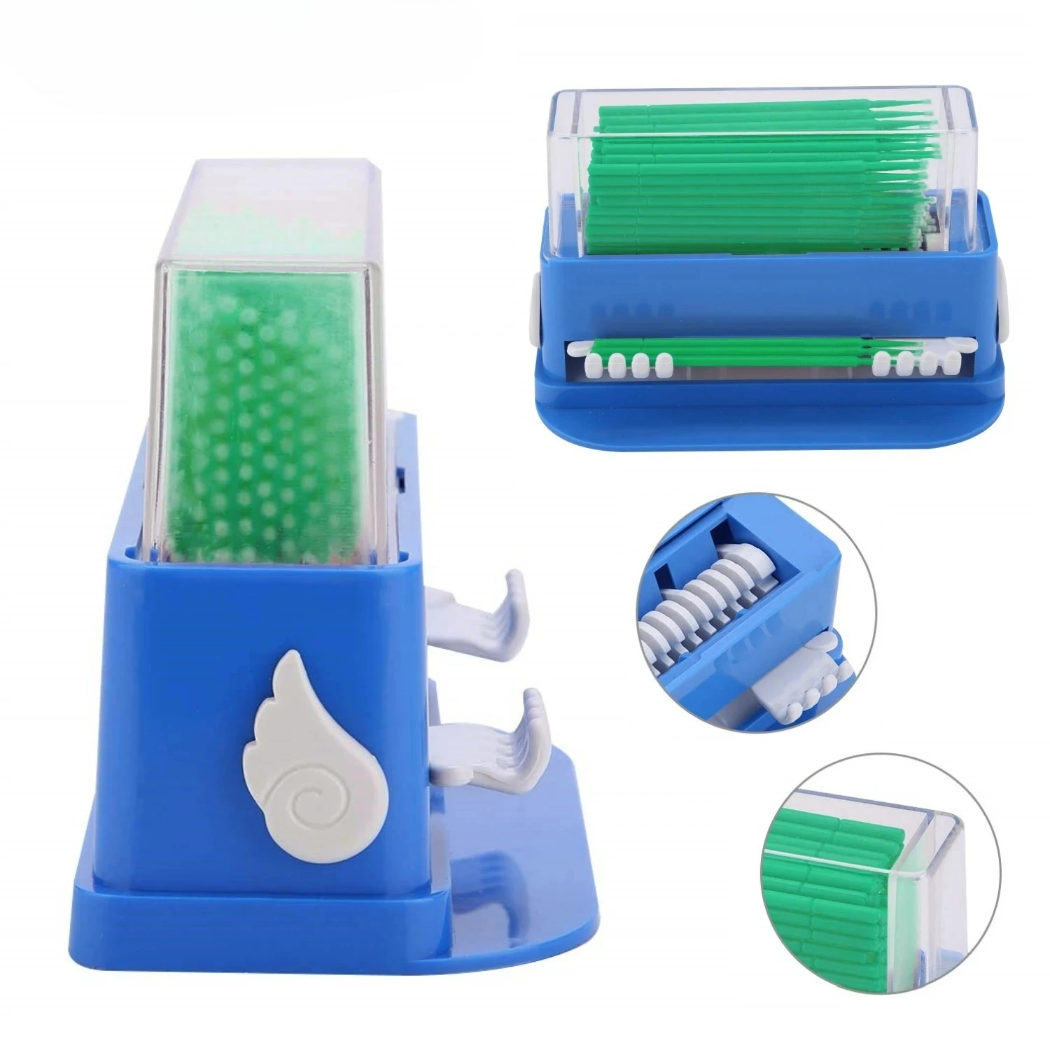 

5 шт., держатель-дозатор для стоматологического микроаппликатора, одноразовая кисть-палочка для хранения, контейнер с хлопковым наконечником, органайзер для стоматологии, инструменты