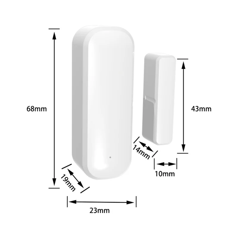 APPLIA-Tuya Zigbee Door Window Sensors Wireless Smart Life Magnetic Door Sensor APP Remote Control