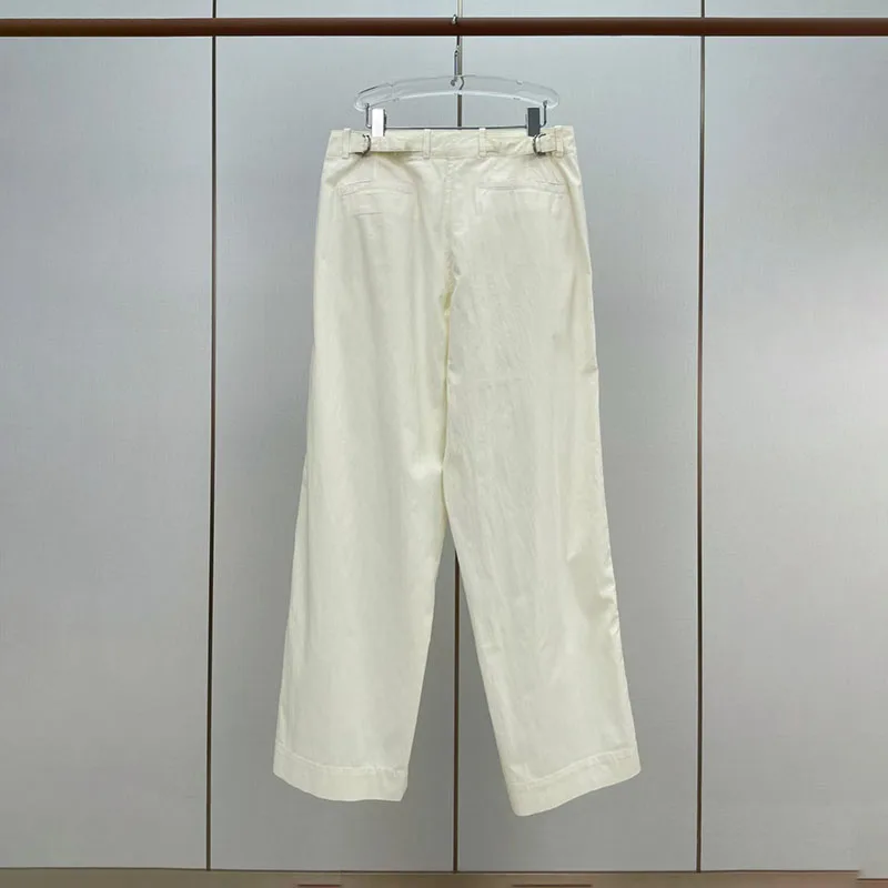 Women's low-rise pants, casual and versatile wide-leg pants, high-quality waist-adjustable straight-leg pants, y2k style，2026
