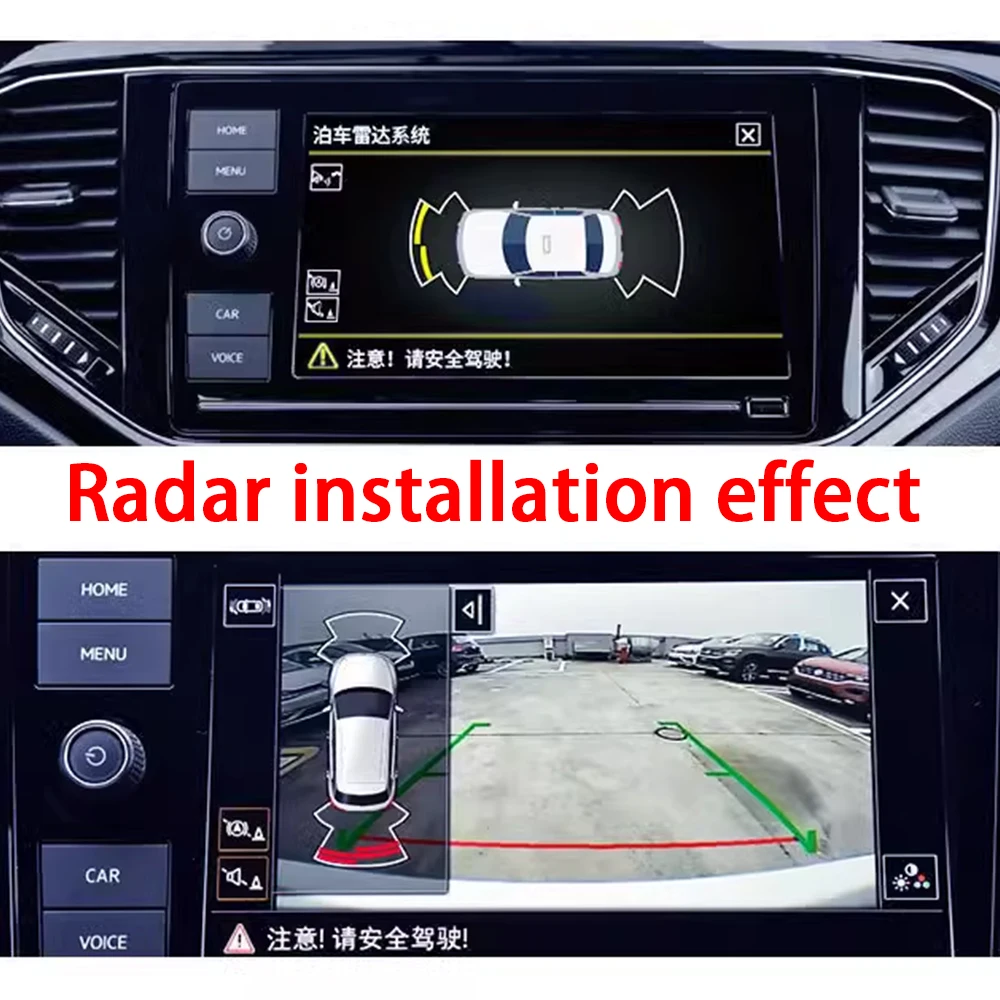 Sistema de zumbador de Radar de respaldo de asistencia con Sensor de estacionamiento para Volkswagen VW Virtus Polo Sedan Mk6 Jetta Sagitar Vento Mk7 T-Roc