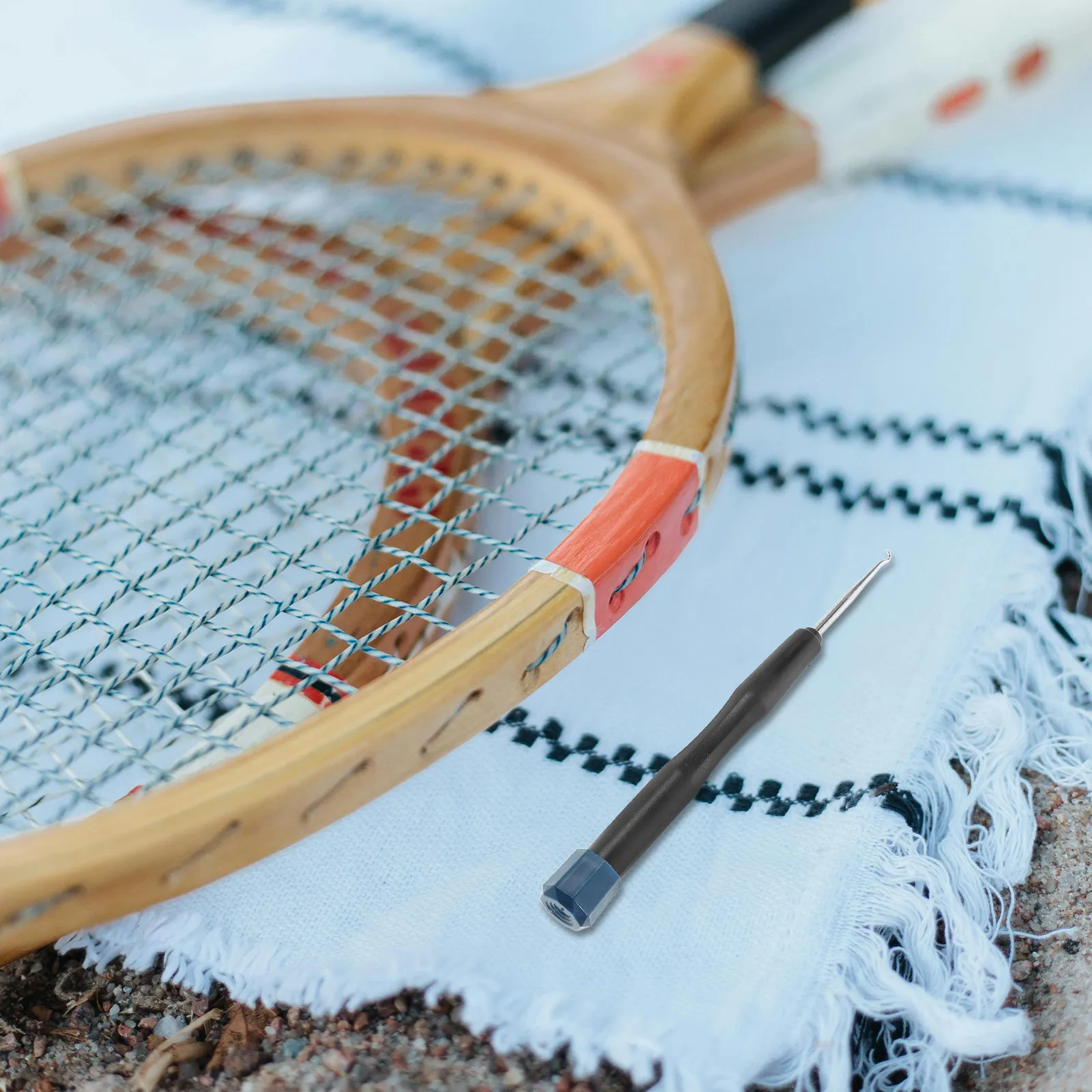 

Badminton Stringing Awl Multi Function Racket Repair Tool Quick Threading Tennis Stringing Machine Supplies Racket Repair Tool