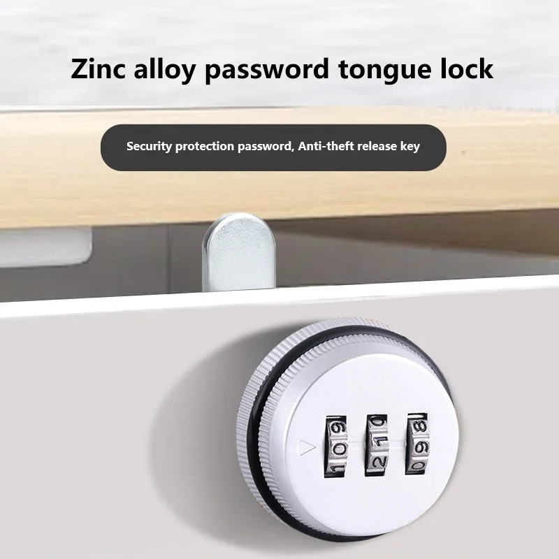 Office Desk Drawer Password Lock Cabinet