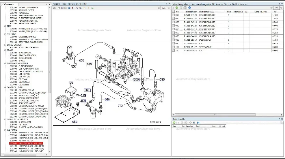  Kubota SKI LA Laos Spare Parts Catalog 2021