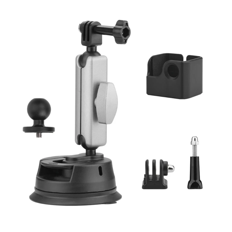 Bộ phụ kiện kẹp mở rộng camera thể thao cốc hút ô tô cho túi 3/điện thoại