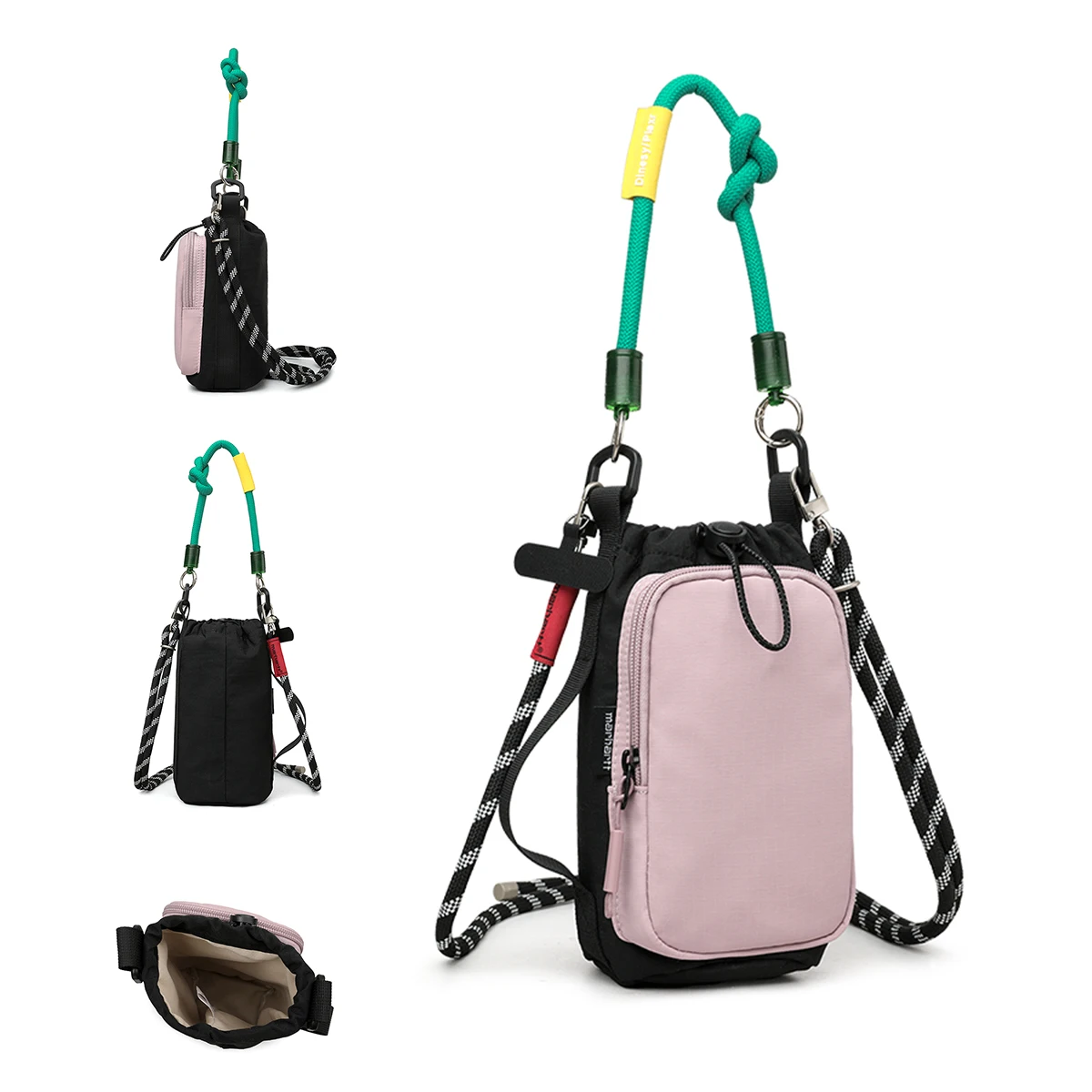 Travel Crossbody Water Bottle Bag, Outdoor Student Portable Water Bottle, High-Looking Phone Bag, Backpack, Men's and Women's Thermos Cup Bag
