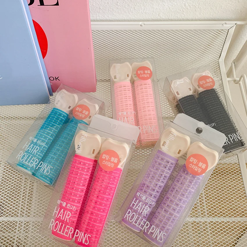 2Pcs Puszyste klipsy do włosów Leniwe włosy Top Stylizacja Spinki do włosów Wałki do włosów Naturalne grzywki Curling Barrettes Spinki do włosów Narzędzia do lokówek