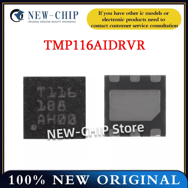 

5PCS-100PCS/LOT TMP116AIDRVR T116 WSON-6 digital temperature sensor chip New Original TMP116