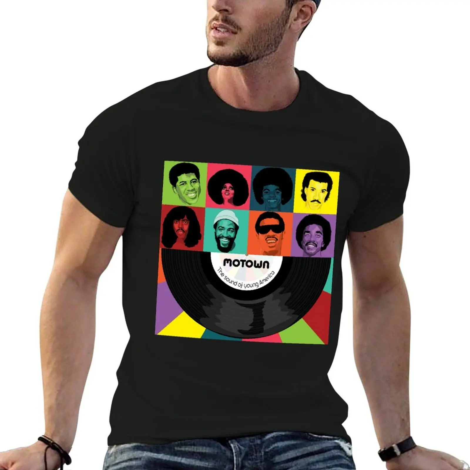 

Motown Artists Pop Art T-Shirt funny t shirts man man graphic t shirt T-Shirt