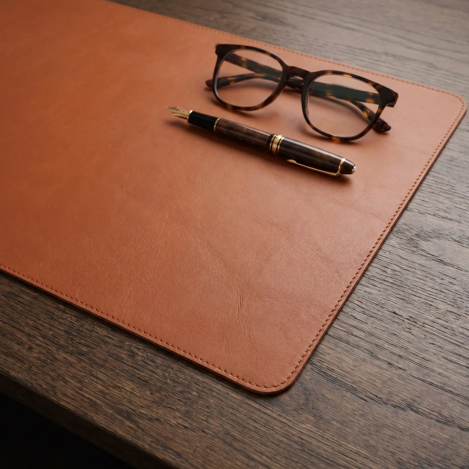 Large Mouse Pad for Desk PU Waterproof Spill Resistant Computer Desk Mat Non Slip Office Desktop Protector Big Mousepad