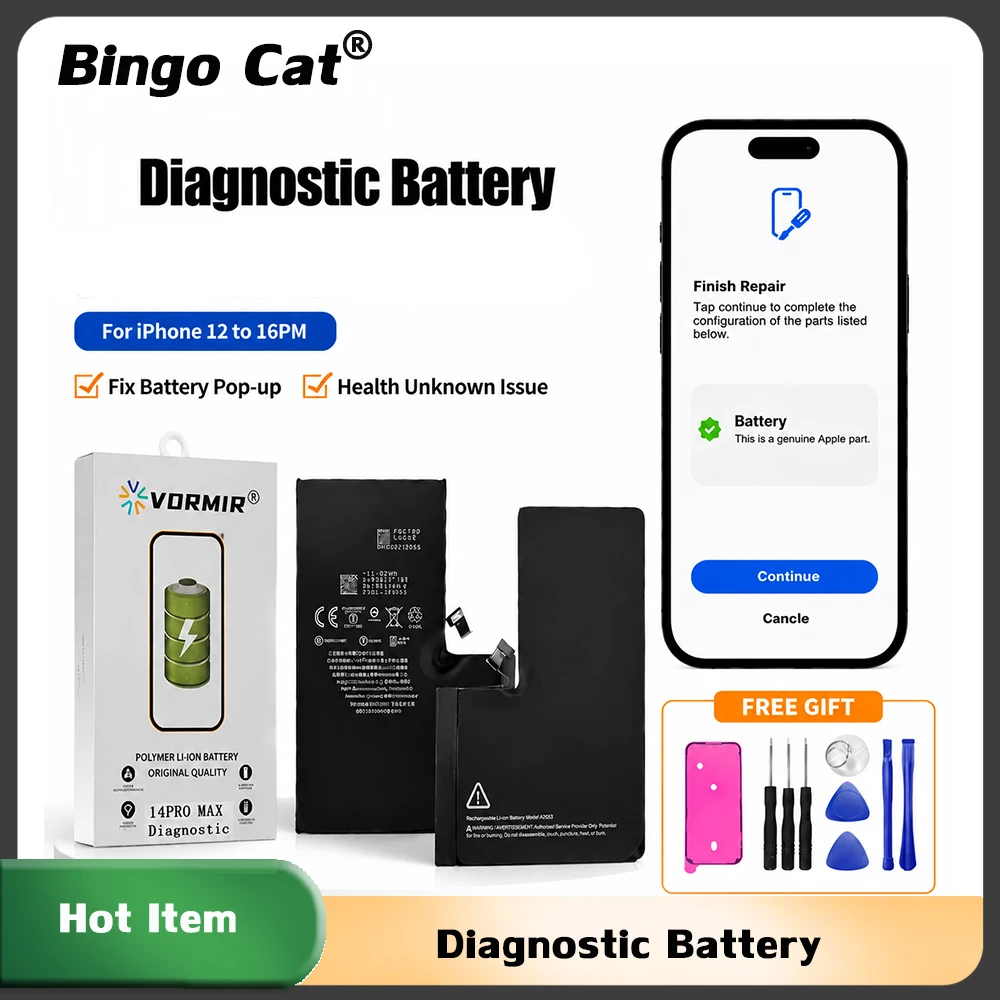 Diagnostic Battery Run Diagnosis No Error Message for iPhone 12 13 14 Pro Max 15 Plus 13mini No Pop up Message with iOS 26.5