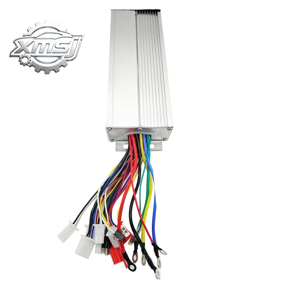

Controlador sin Escobillas de 1500W para Bicicleta Eléctrica, Triciclo, Scooter, Motor BLDC DC, Compatible con Sistemas de 48V,