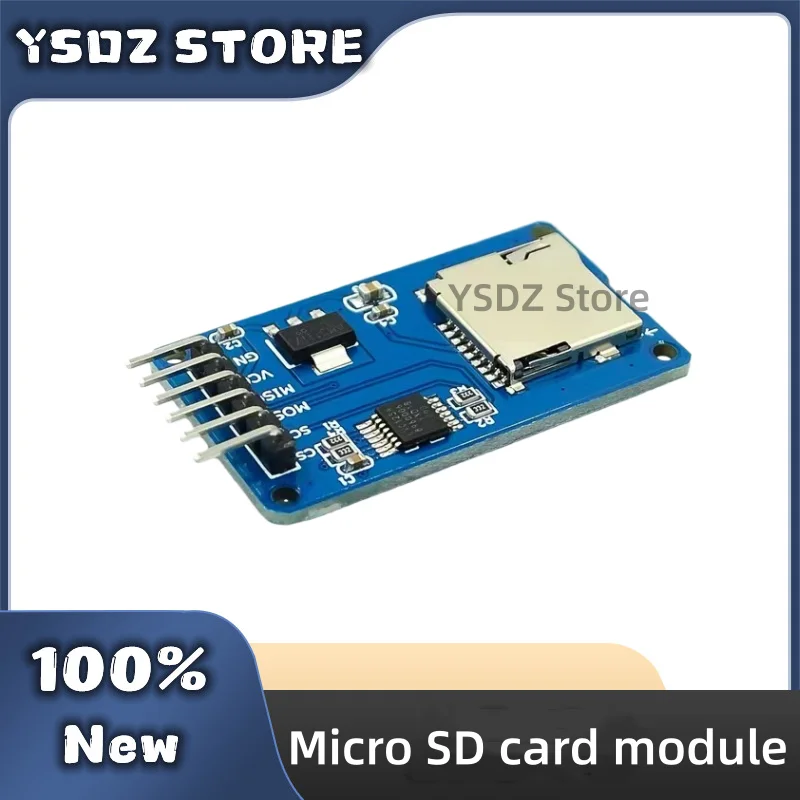 1~10PCS/LOT Micro SD card module SPI interface TF card reader with level conversion chip