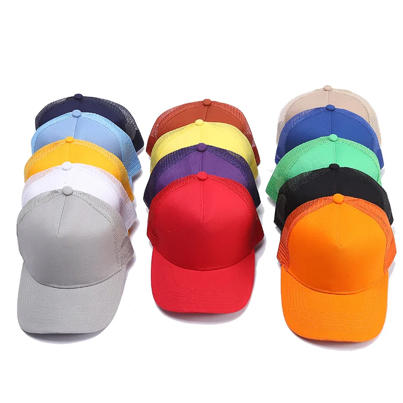 Customized Printed Logo High-Quality Baseball Cap Duck Tongue Mesh Hat Advertising Caps Suitable For Both Men And Women