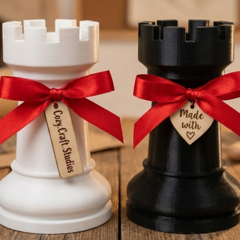 Creative Minimalist Chess Piece Pen Holder: Multi-use Desk Organizer For Cosmetics/flowers. Back-to-school & Valentine JJ1837