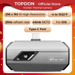 TOPDON TC002C Thermal Camera for IOS TYPE C 256 x 192 IR High Resolution Infrared Test Report Upgraded Version of TC002