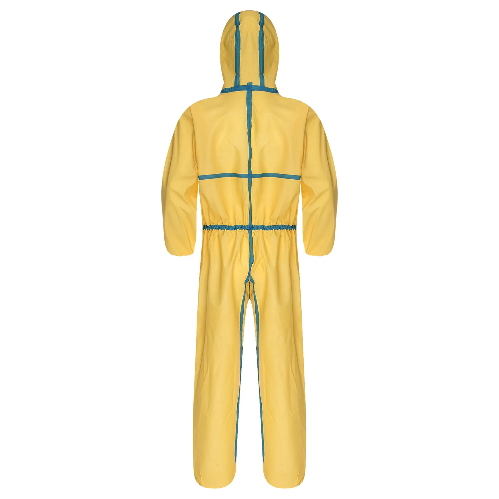 Mens Womens Protective Coveralls with Waterproof Design Full Body Coverage Multi Purpose Jumpsuit for Work Halloween Cosplay