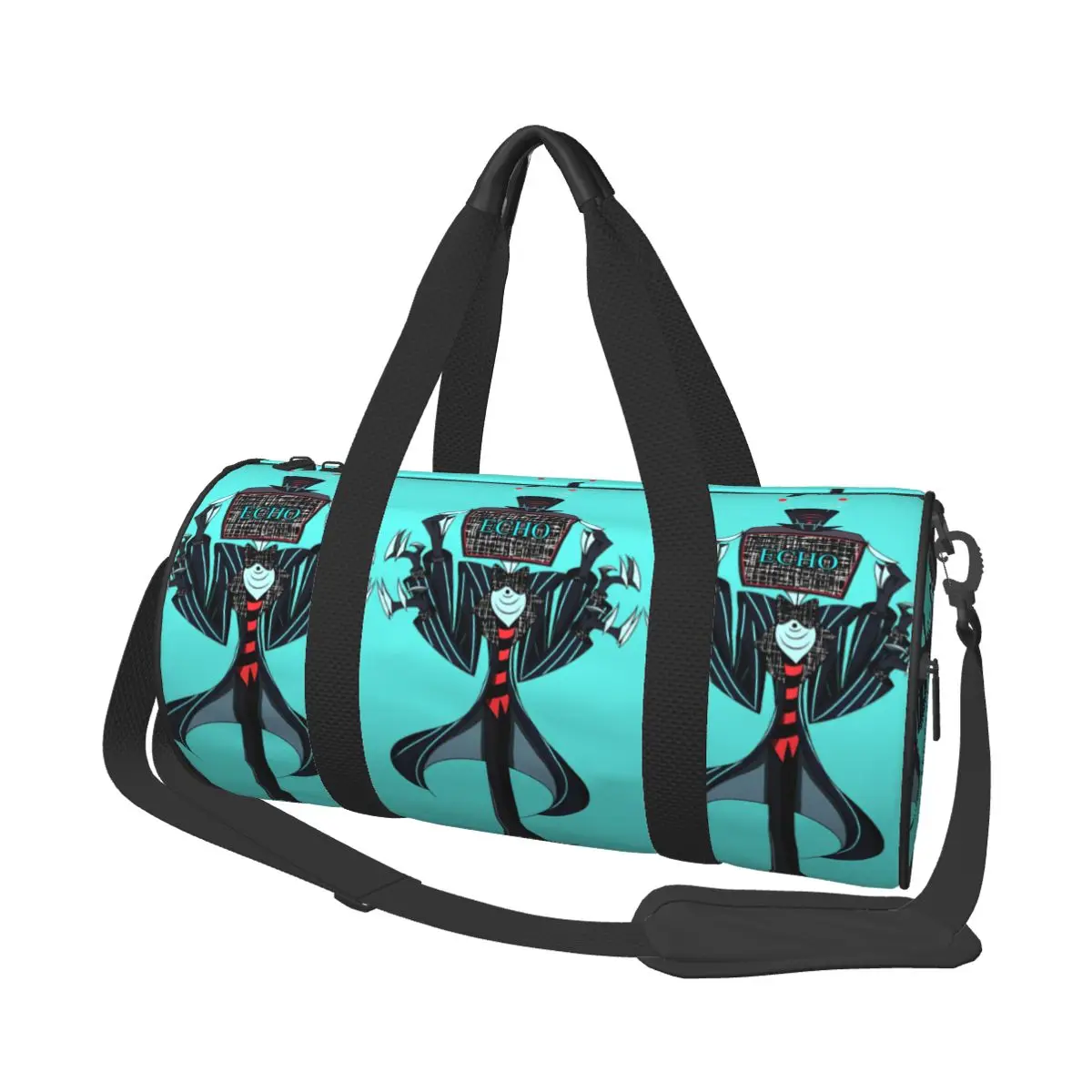 Saco de ginásio vox echo hazbins hotéis saco de esportes acessórios de ginásio fã arte dos homens design à prova dwaterproof água bolsa retro treinamento saco de fitness