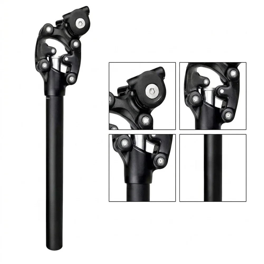 1pc Bike Seat Post 27.2/33.9/30.8/31.6/33.9MM Foldable Shock Absorbing Saddle Bar Seatpost For Bicycles Cycling Accessories