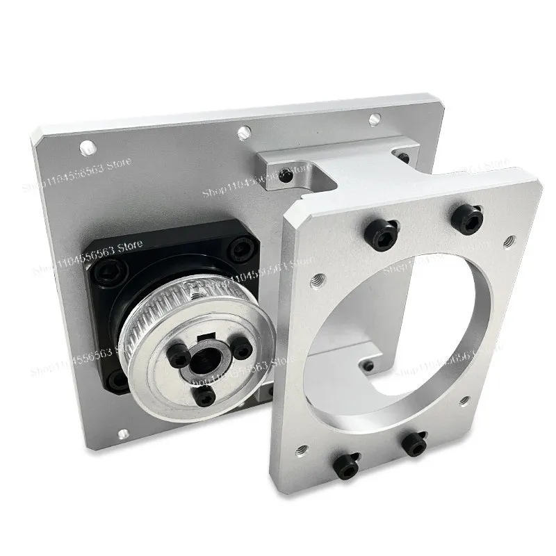 Precision Hollow Rotary Table 86 Stepping Motor Servo Control Geared Motor Platform Electric Indexing Disc Turntable