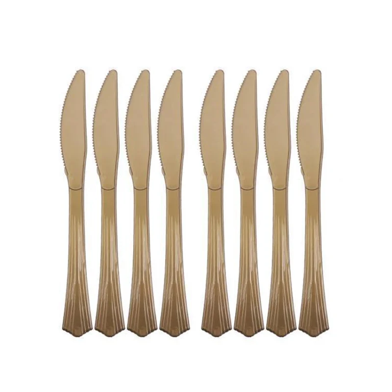 Nuevo suministros desechables para fiesta temática chapados en oro, decoración de cumpleaños, vajilla, plato de papel, servilleta, taza, Baby