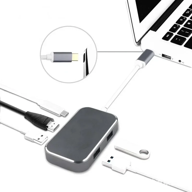 

USB-C USB 3.1 TYPE-C To DP Display Port Converter Cable Hub 10Gbps 4K 30HZ 1080P 60HZ Video AV Cord Adapter for Macbook Air 12