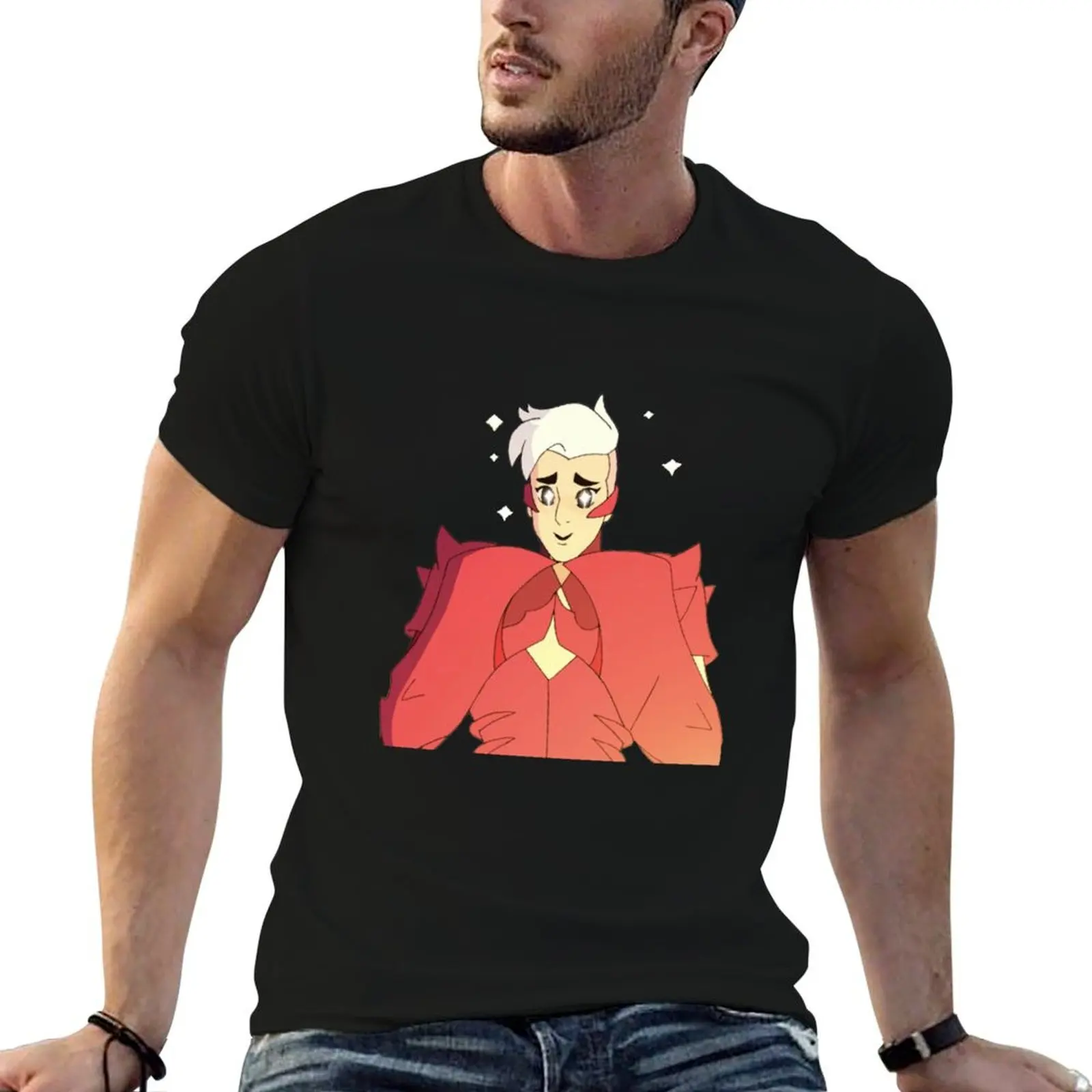 Scorpia uwu T-Shirt anime clothes plain custom t shirt vintage anime shirt mens designer t shirt