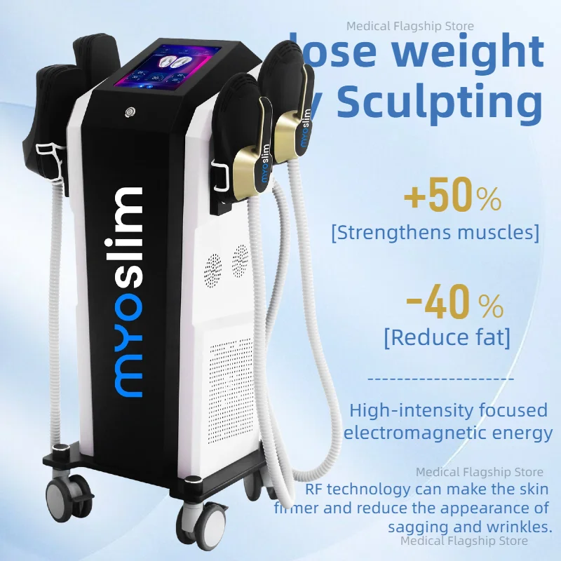 Myoslim PRO EMS Body Sculpt Machine 15 Tesl 6500W  Lose Weight RF Body Slim Muscle Stimulation Professional EMS Machine