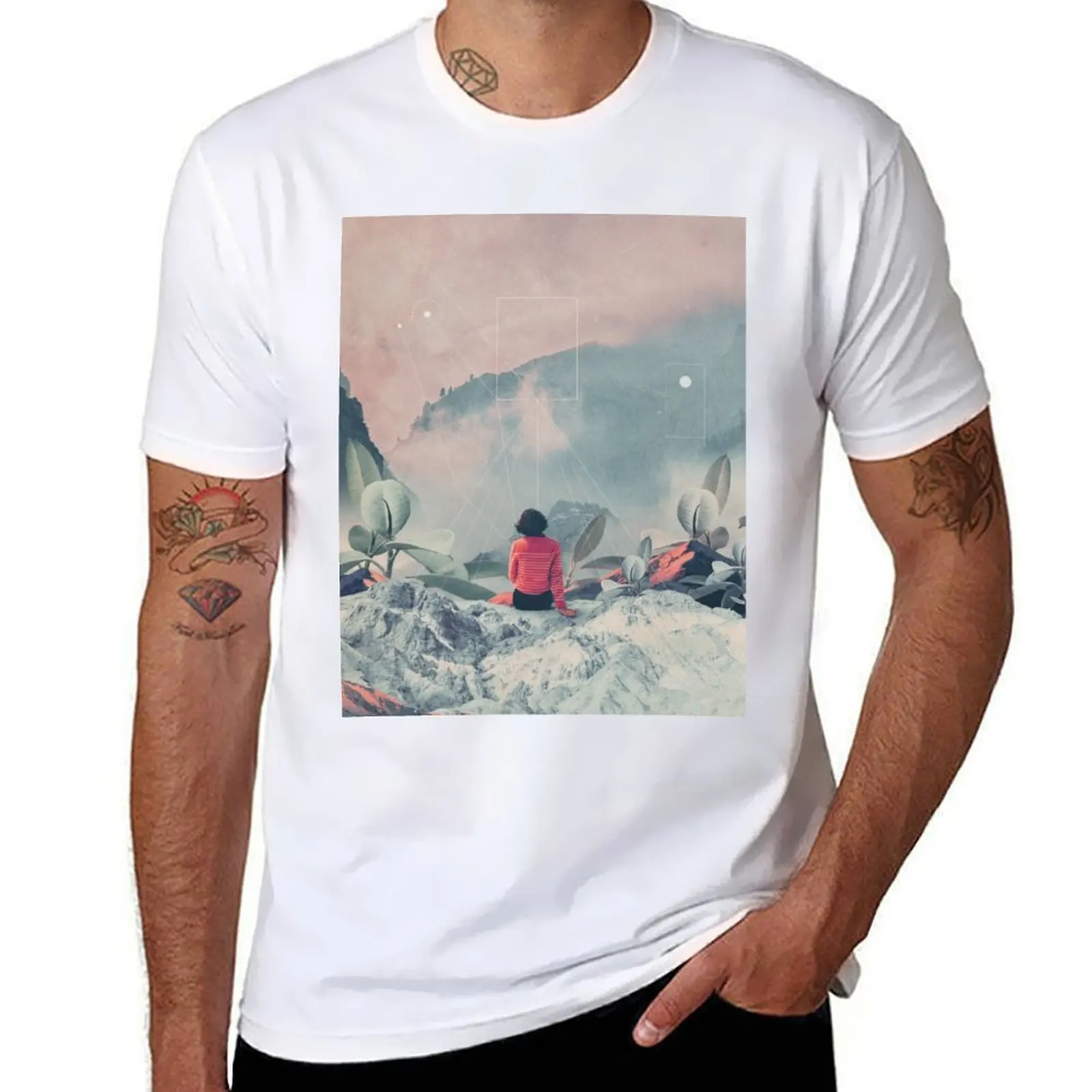 

Lost in the 17th Dimension T-Shirt cotton t shirts high quality cotton t shirt man T-Shirt
