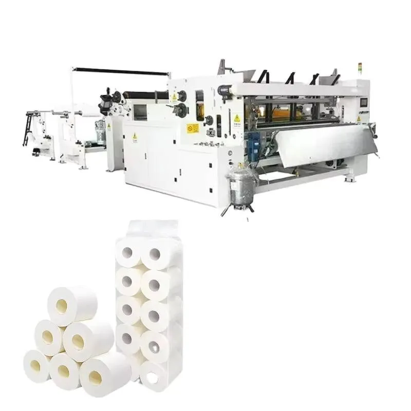 

Fully Automatic Toilet Paper Roll Processing Equipment, Toilet Paper Roll Rewinding Machine Products