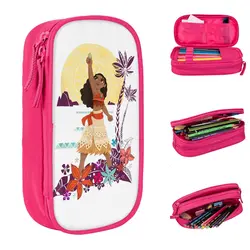 Princess Moana Heart Of Te Fiti Pencil Case Pen Pencil Bags for Student Large Storage School Supplies Gifts Pencil Box