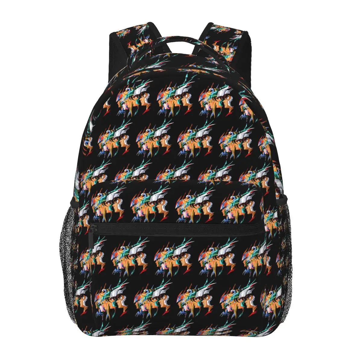 Knights Of The Zodiac Caballeros Del Zodiaco Bronze Saints Backpack School Bag Hiking Travel Daypack Bookbag Shoulder Bags