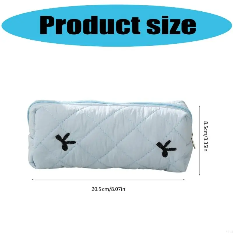 Y5lb Bowknot Print Pencil Case Case High емкость