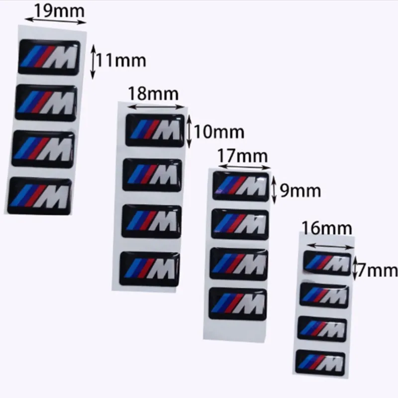 Модный 3D-значок-эмблема на задний багажник автомобиля для BMW M M1 M2 M3 M4 M5 M6 X7M X2M X4M X3M X5M X6M, декоративные аксессуары
