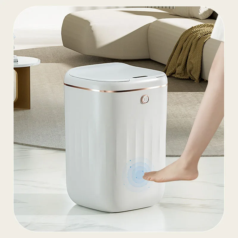 Smart Trash Can Automatic Sensor Garbage Bin Kitchen Bathroom Touch Bucket Wastebasket Recycle Waste Bins Basket for Toilet