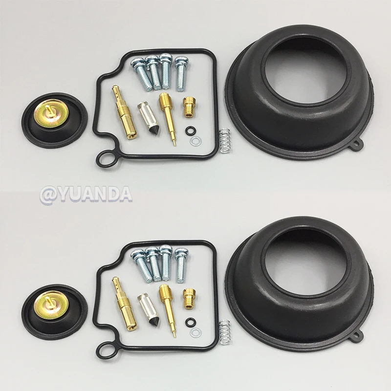 2 Sets Carburetor Repair Kit For Honda VT750c shadow 750 aero 2004 - 2008 VT 750C carb kit Vacuum Diaphragm