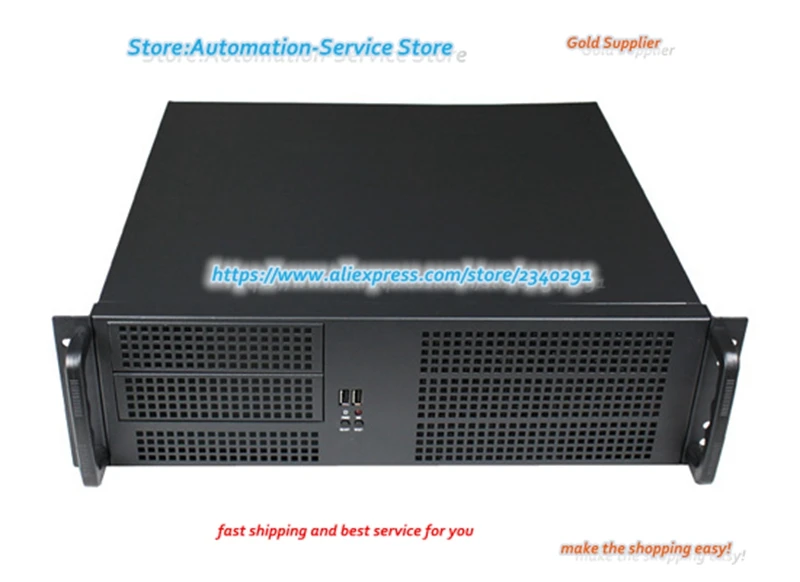 

3U Industrial Control Server Case 39CM Deep Support Hard Disk PC Large Case