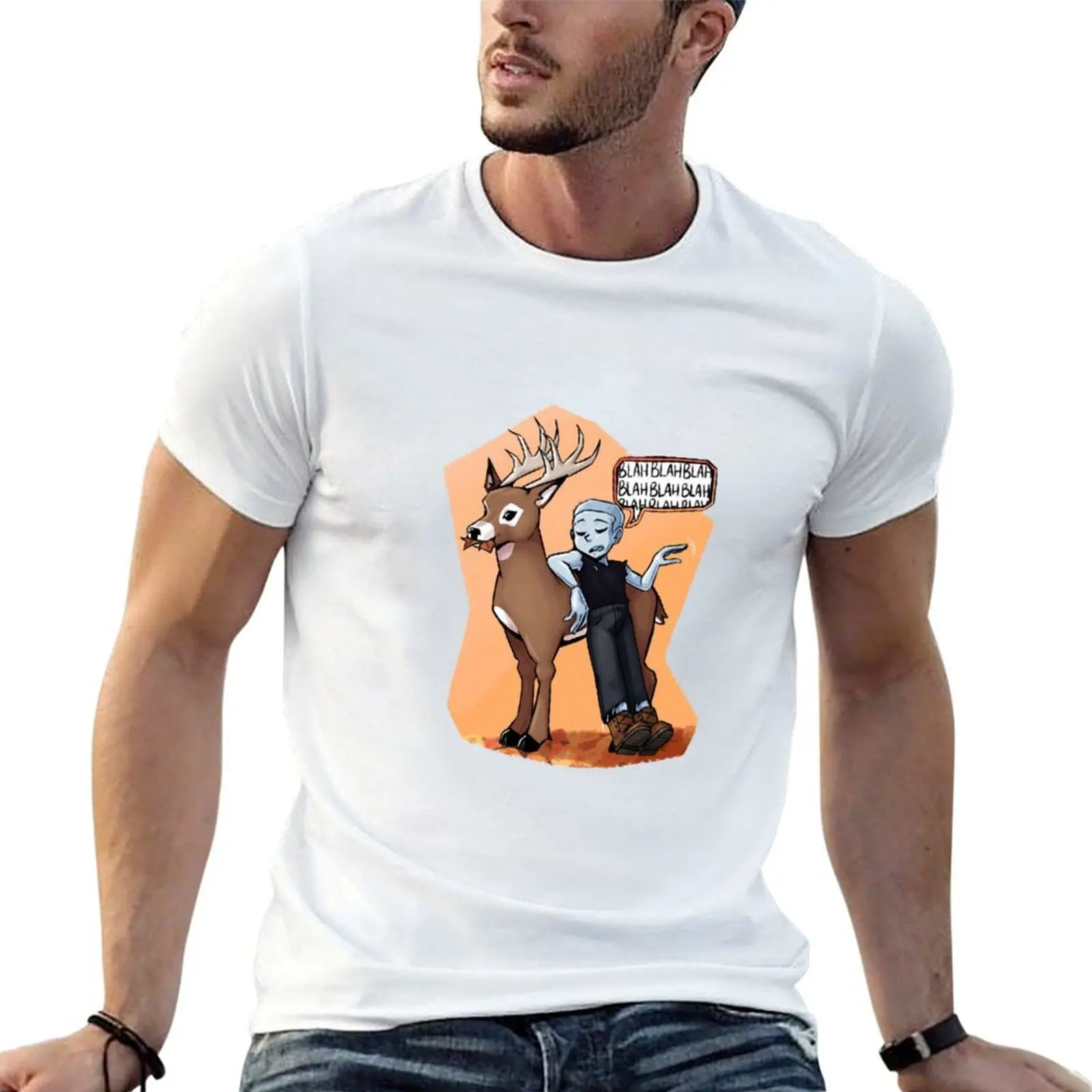 Lake is Bored T-Shirt Blouse anime slim fit t shirts for men