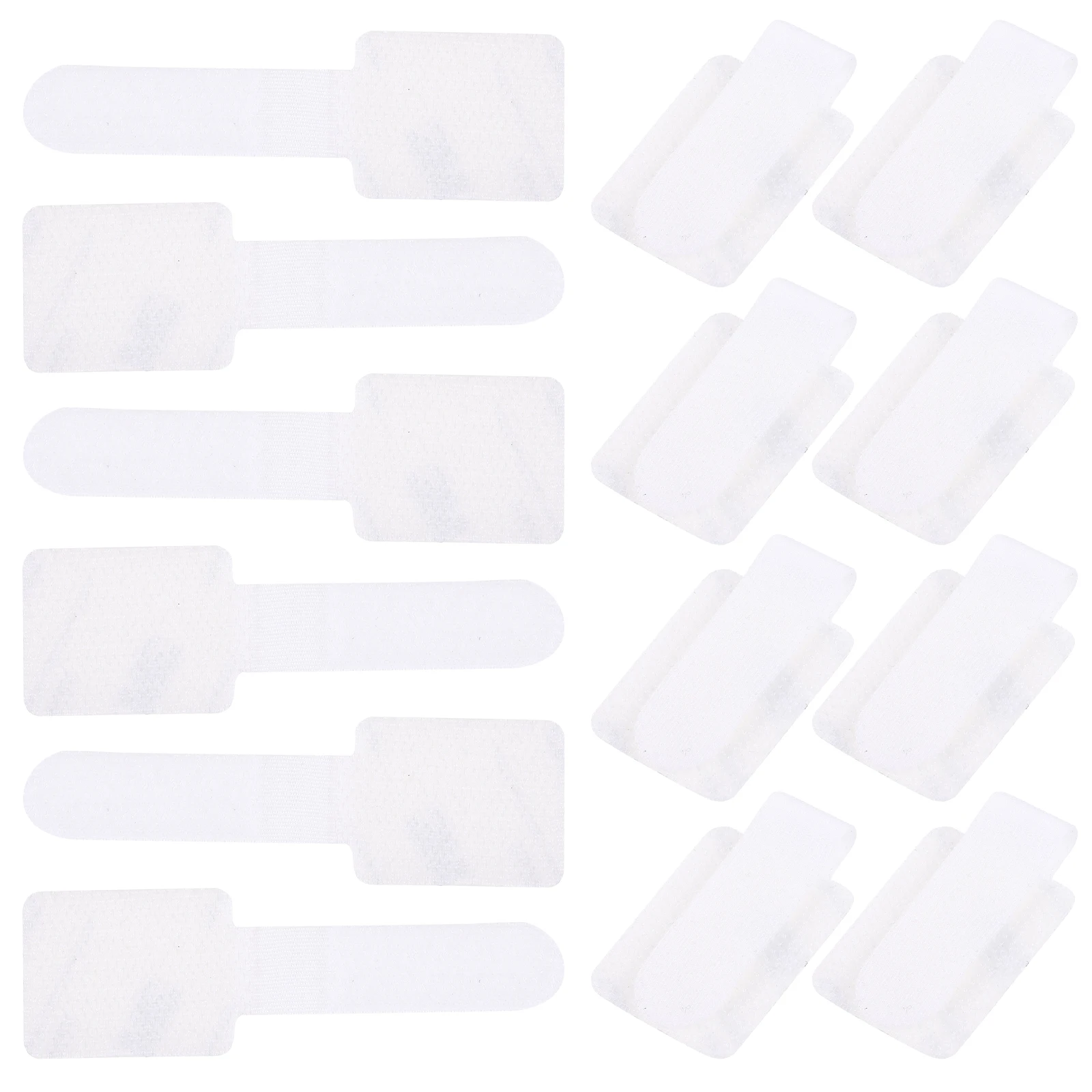 

50 Pcs Wall-mounted Wire Handler Strap Travel Organizers for Cords Cloth Management Clips
