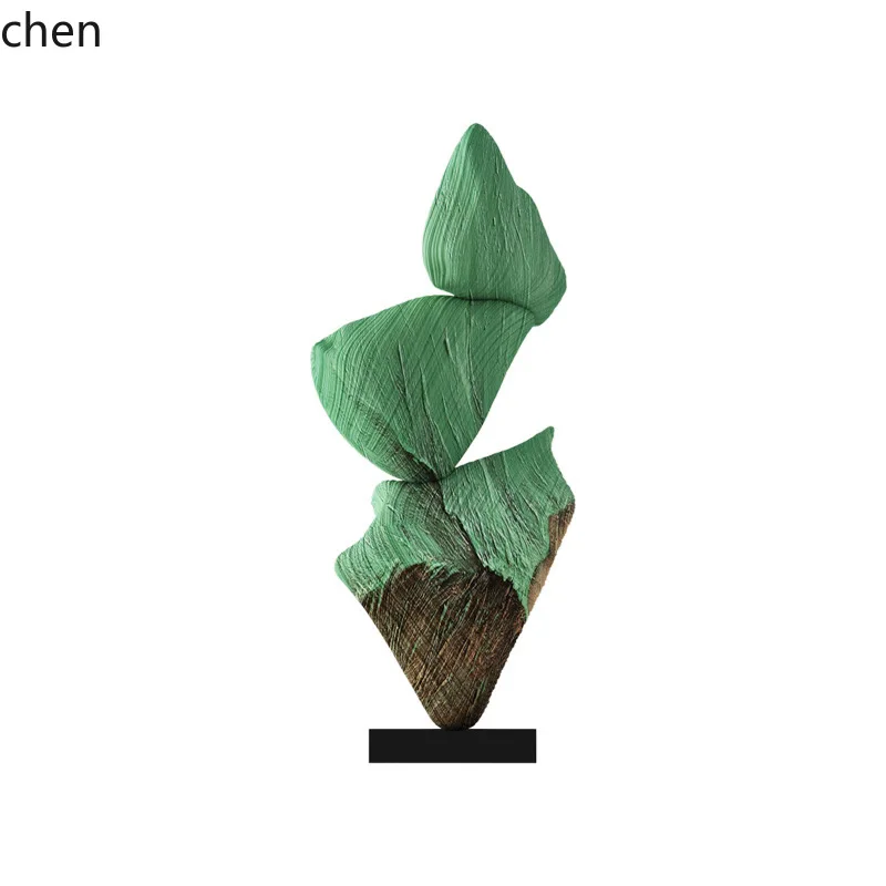 PYH  Art Sculpture Floor Ornament Hotel Staircase Corner Model Room Living Room TV Cabinet Side Decorative Craft